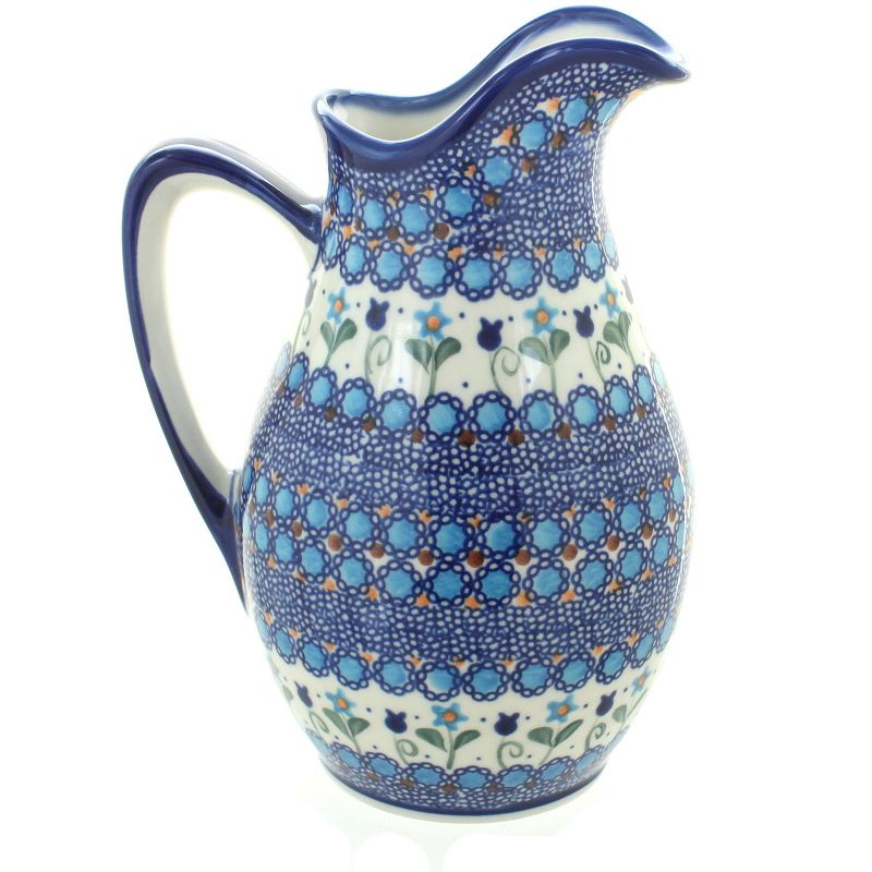 Blue Rose Polish Pottery Savannah Pitcher