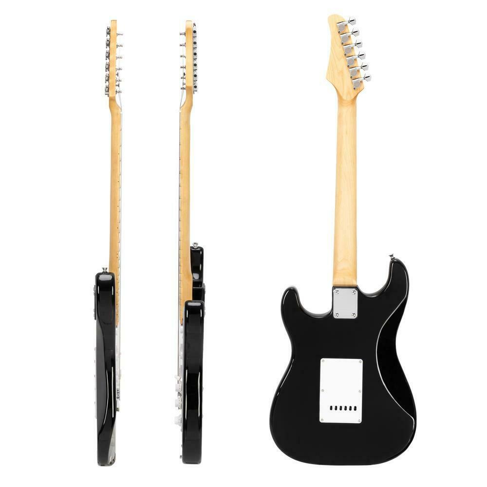 New 39" Stylish Burning Fire Practice Electric Guitar Set with Bag