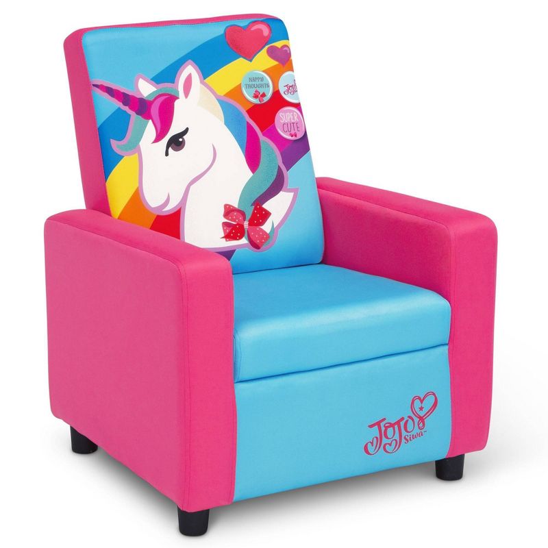 JoJo Siwa Kids' High Back Upholstered Chair - Delta Children