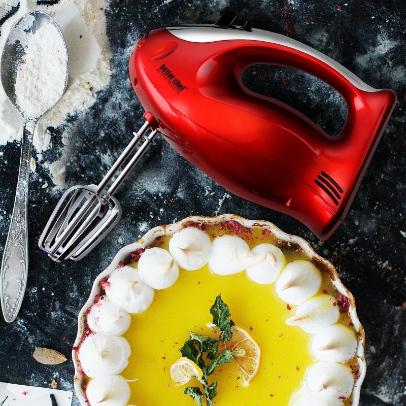 Better Chef Hand Mixer-Red