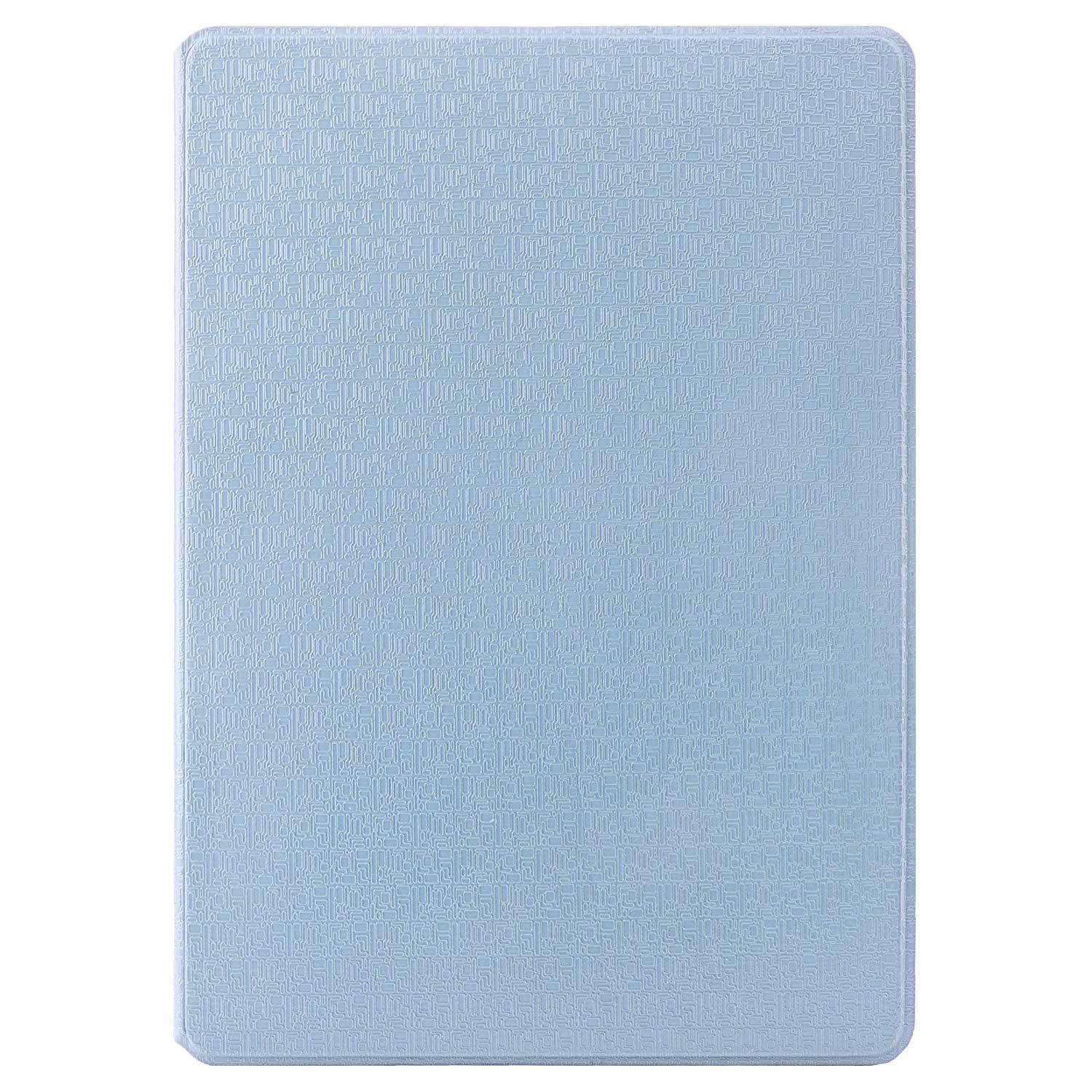 SumacLife Vegan Leather Design Portfolio Case for iPad Air 2 - Self Stand, 3 Card Slots, Handle, and Camera Hole (LthrDsgnIPA2BLU)