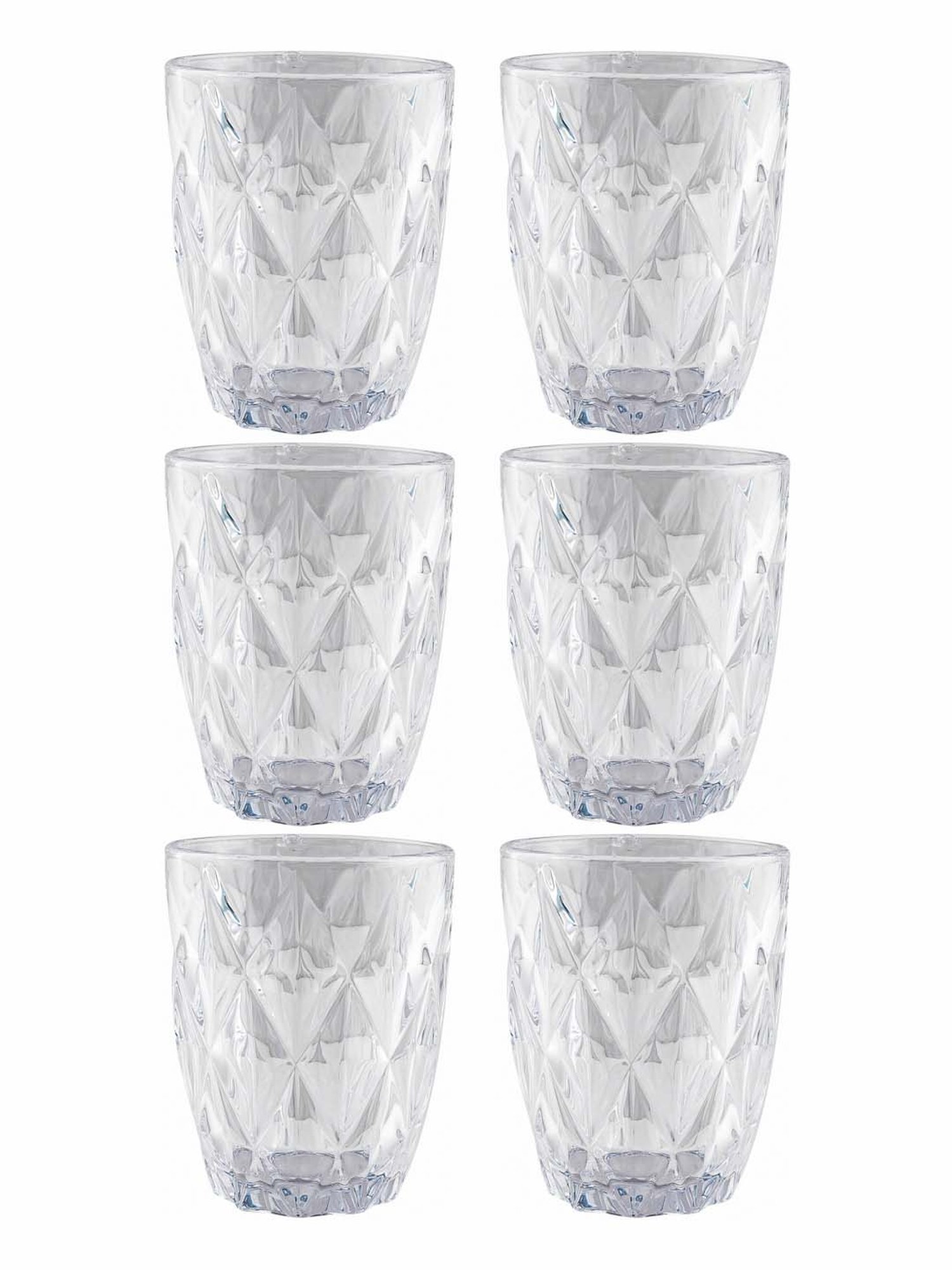 Goodhomes Transparent Drinking Glasses (260 ml) - Set of 6