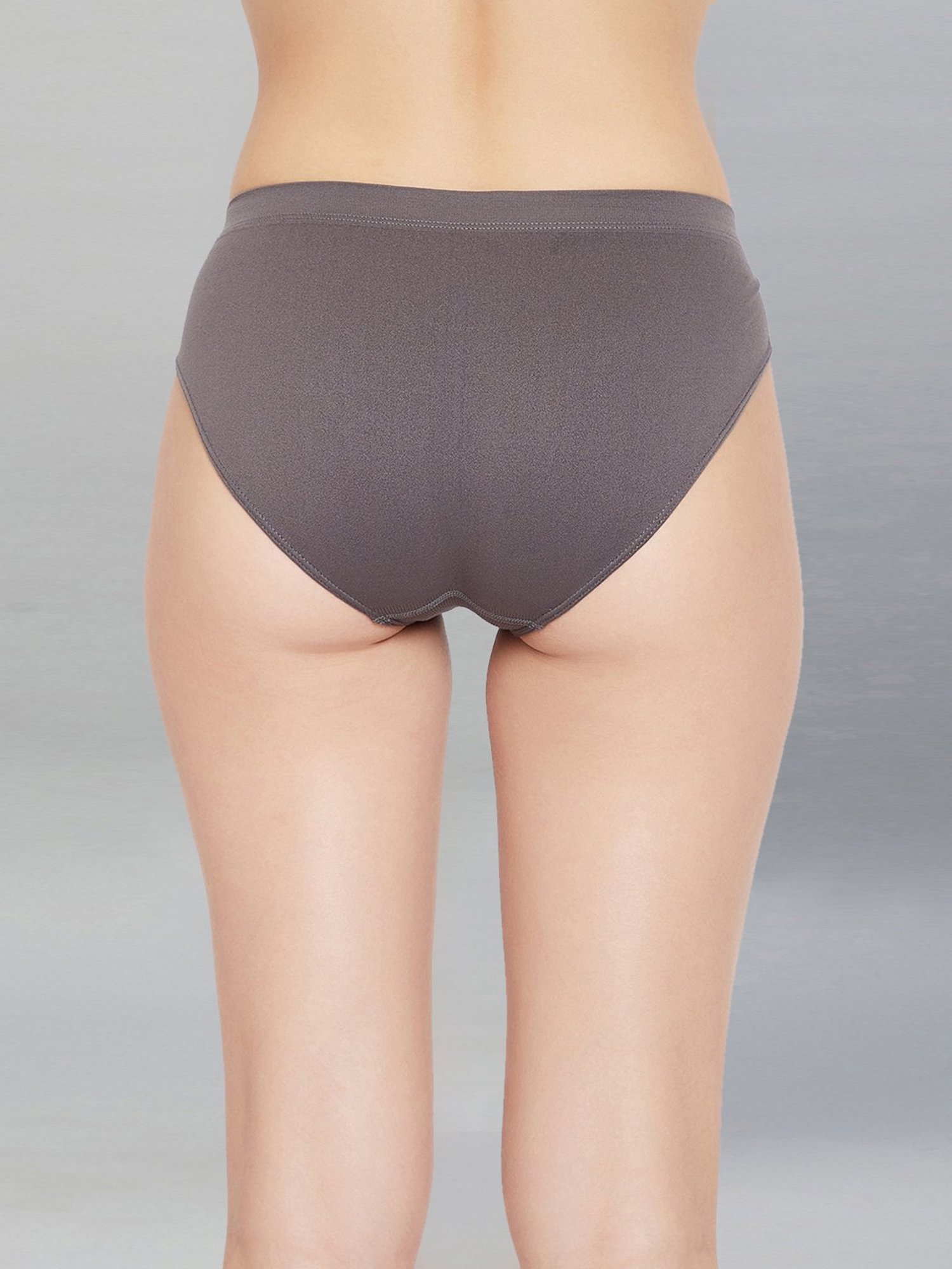 C9 Airwear Dark Grey & Purple Hipster Panty - Pack of 2