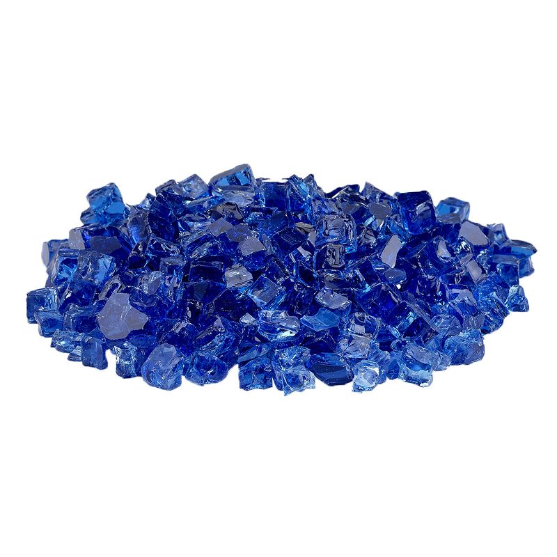 American Fireglass 10 LB Bag 1/2 Inch Reflective Fireplace & Firepit Fire Glass, Copper