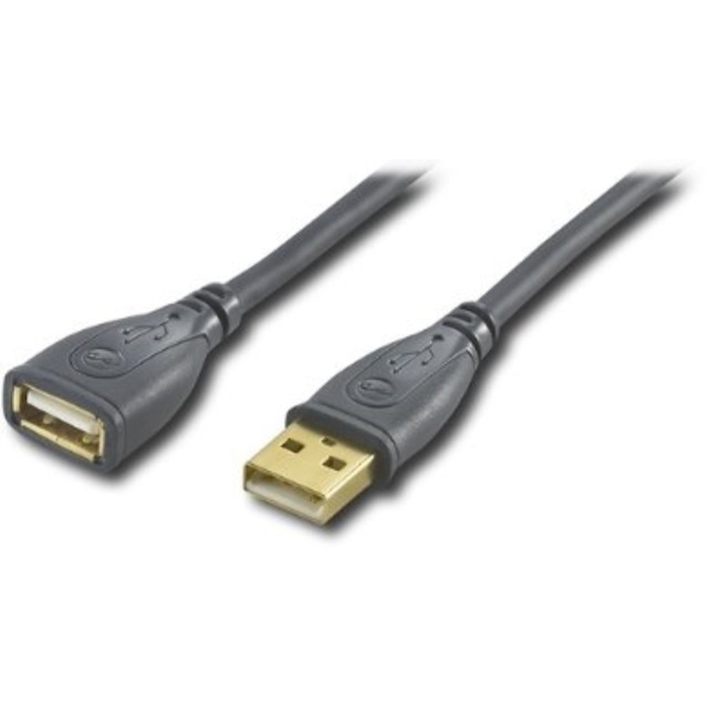 Usb Gold A/a Extension Cable 12 Feet