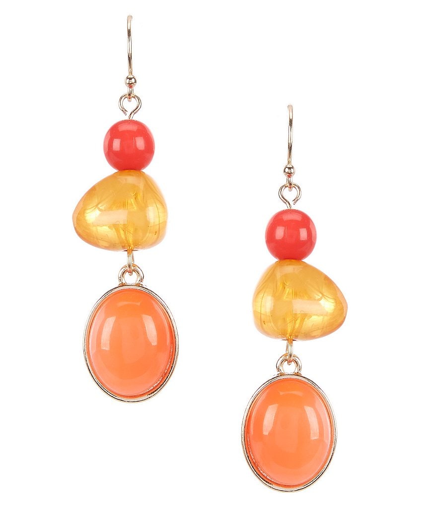 Linear Drop Earrings