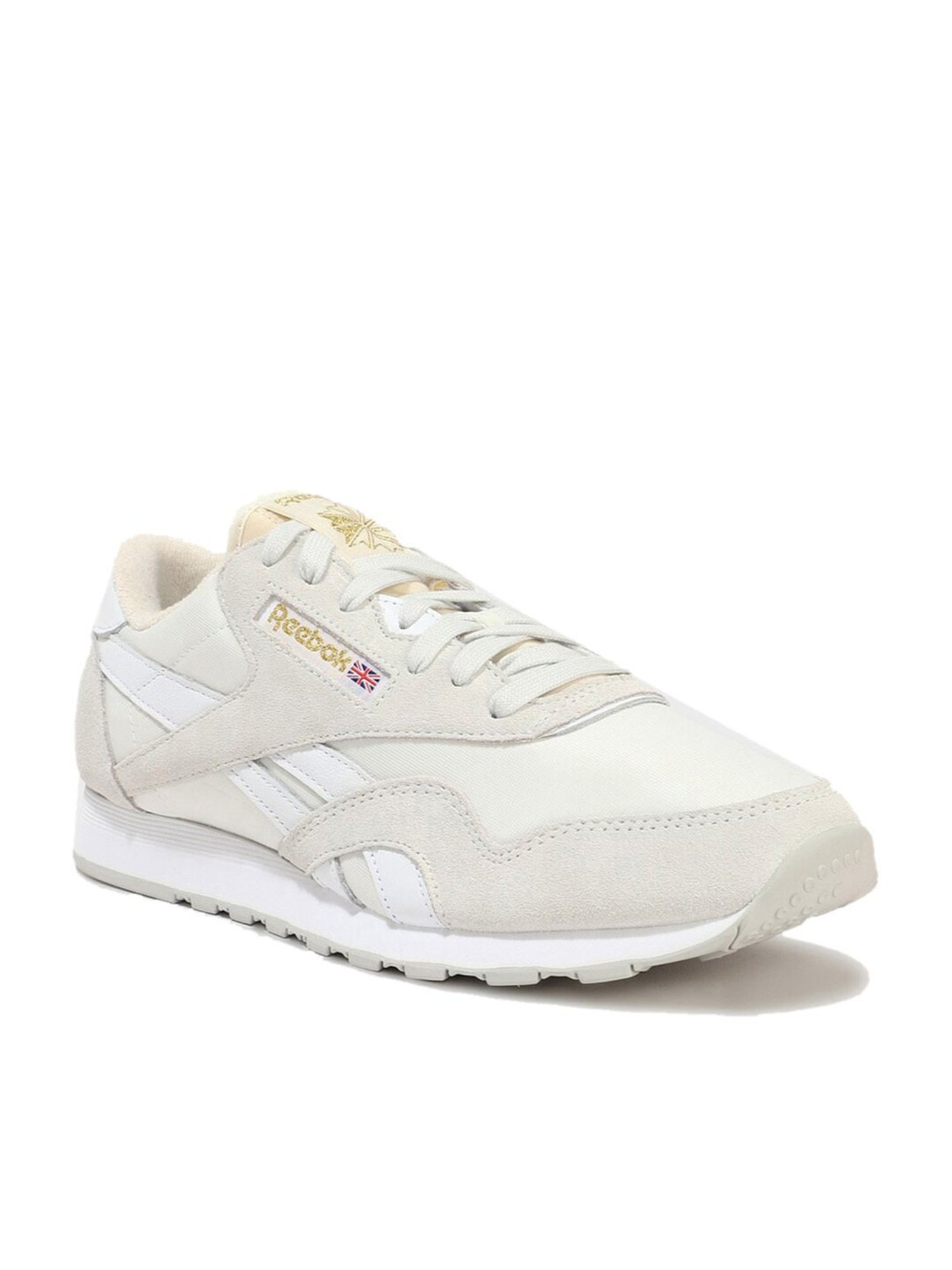 Reebok Men's Classic Nylon Off White Casual Sneakers