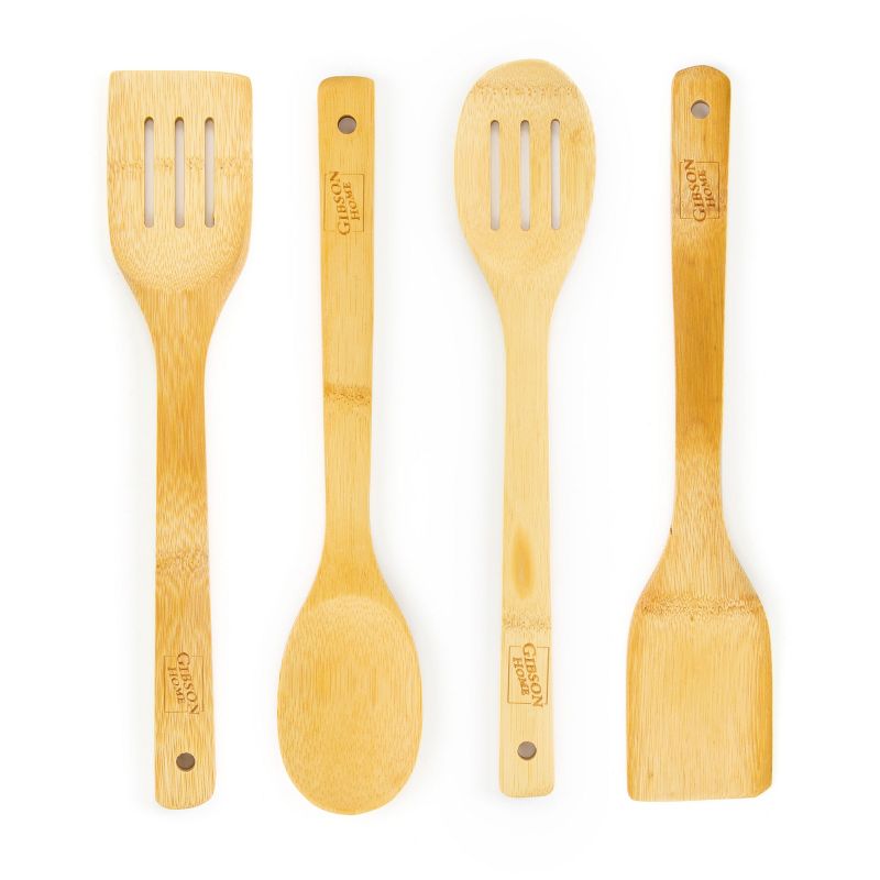 Gibson Home Westminster 23 Piece Carbon Stainless Steel Cutlery Set in Black with Kitchen Tools