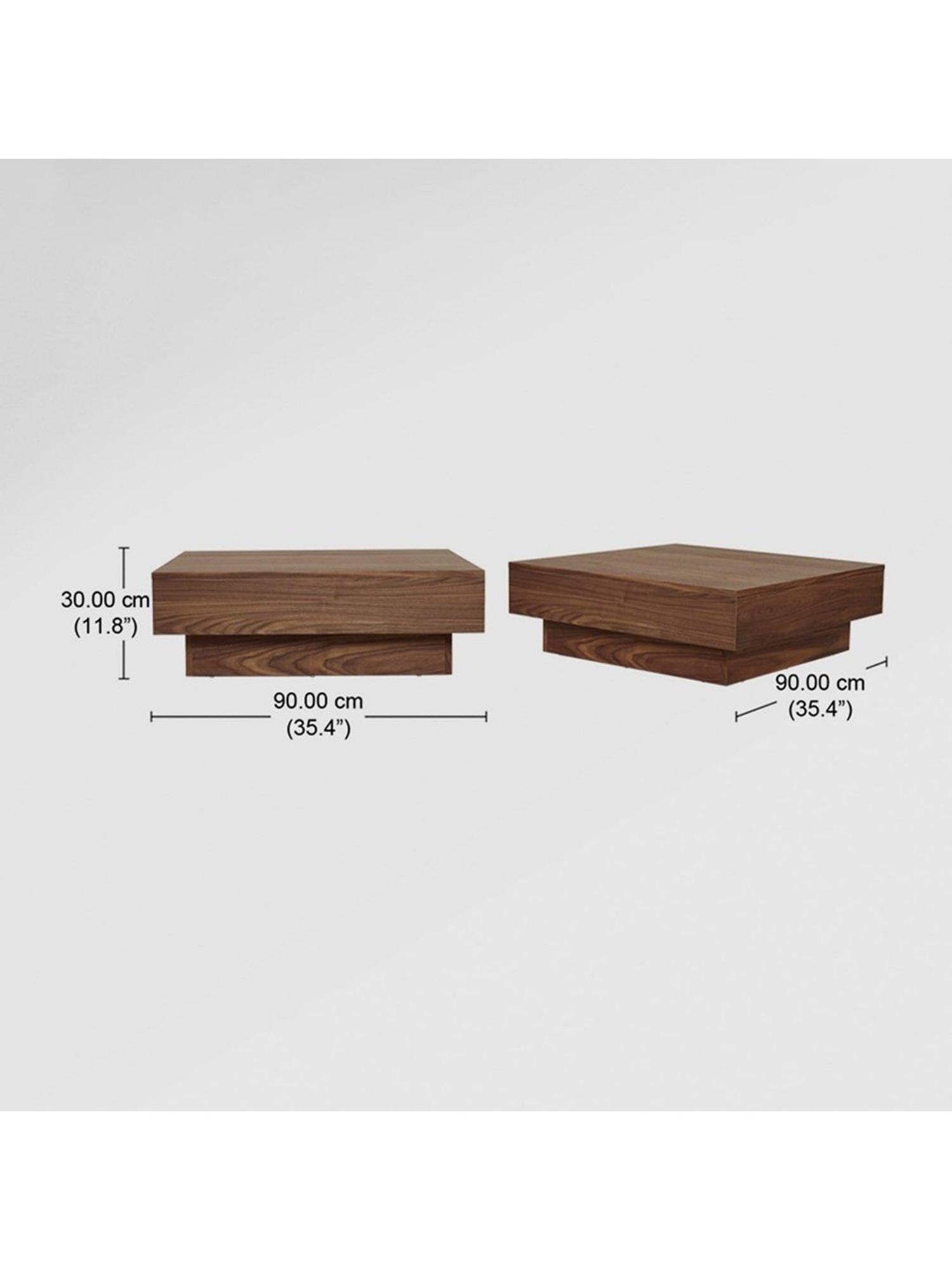 Godrej Interio Concord Brown Engineered Wood Coffee Table