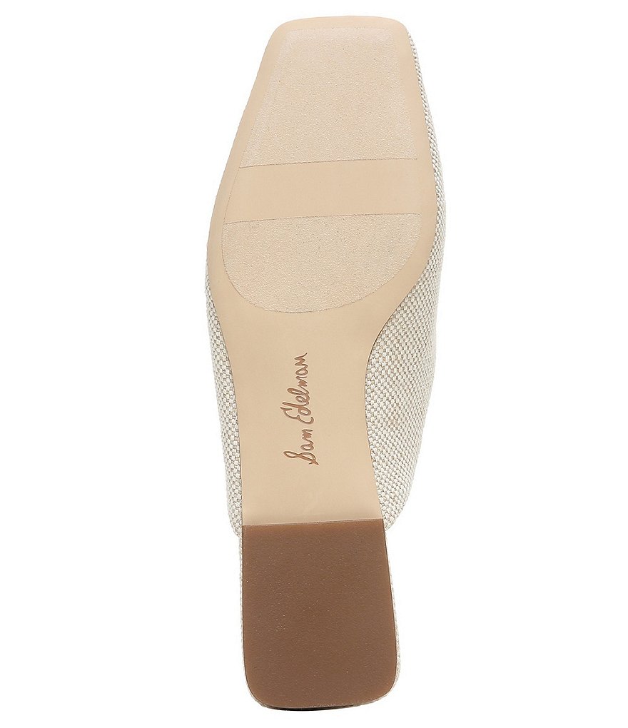 Sam Edelman Lavina Fabric Bit Buckle Mules