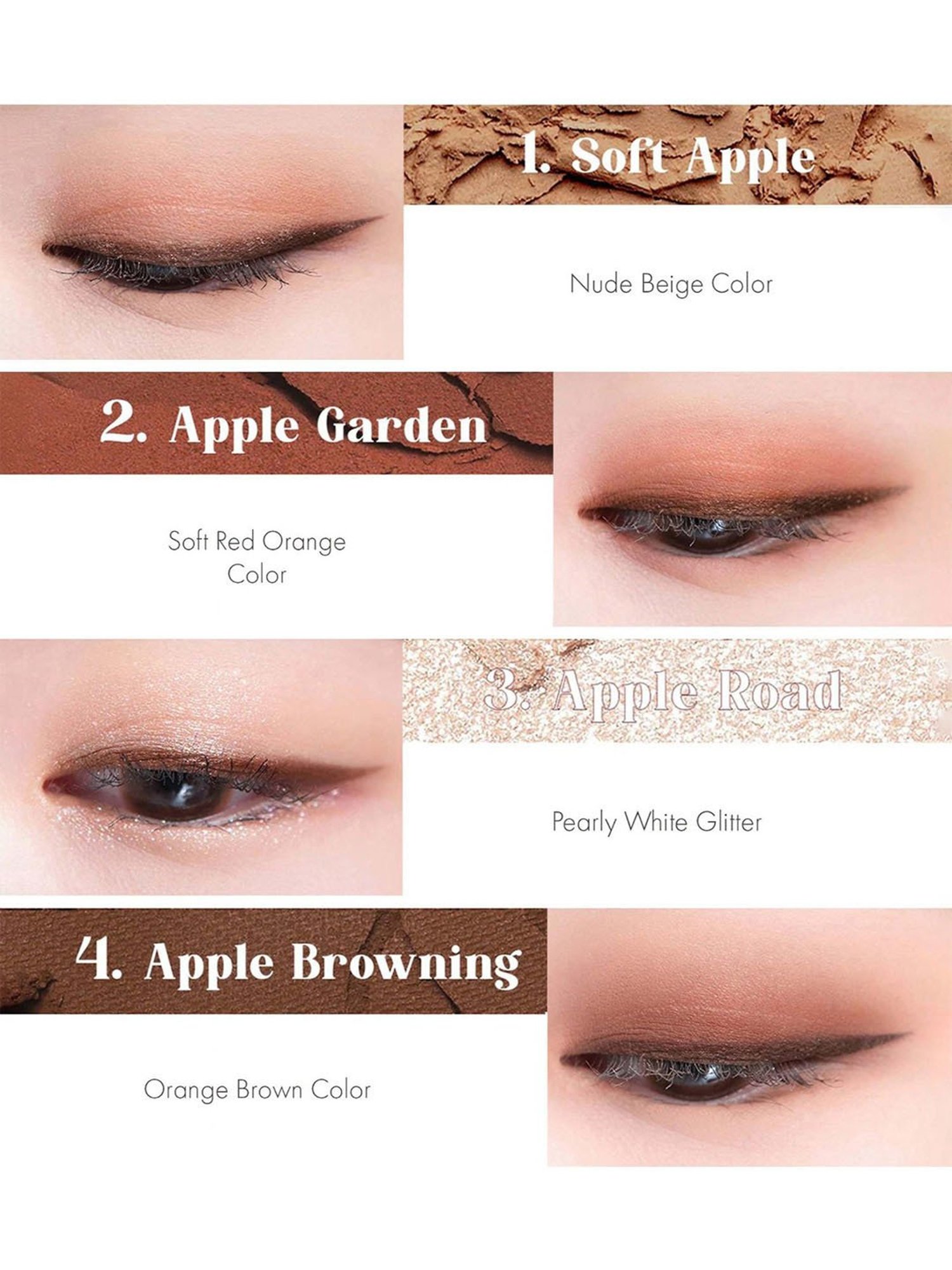 BH Cosmetics 7 Color Shadow Palette Citrine for November - 9 gm