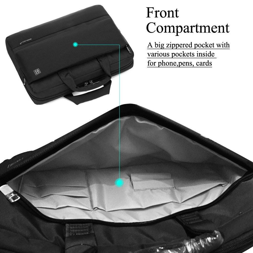 Wellhouse 15.6 Inch Laptop Bags, Business Shoulder Bags Handbags Carrying Bags Laptop Cases Notebook Cases with Suitcase/Luggage Back Belt For 15.6 inch HP Dell Sony Laptop Notebook Computer Macbook