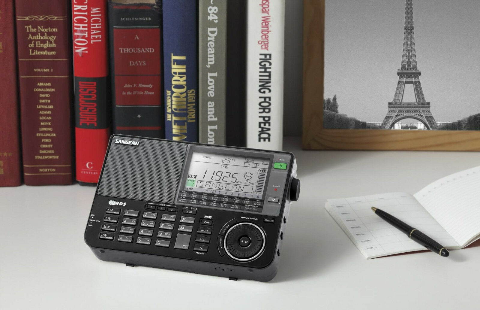 Sangean ATS-909X FM-RBDS AM FM / LW / SW World Band Receiver Radio in Black New