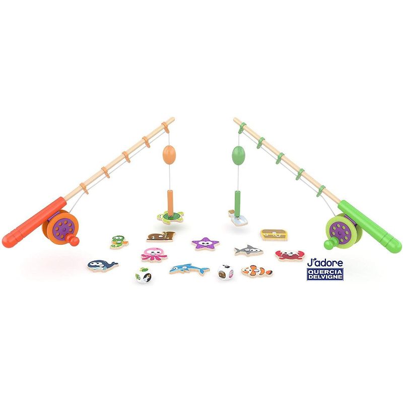 J'adore Wooden Magnetic Fishing Game Toy