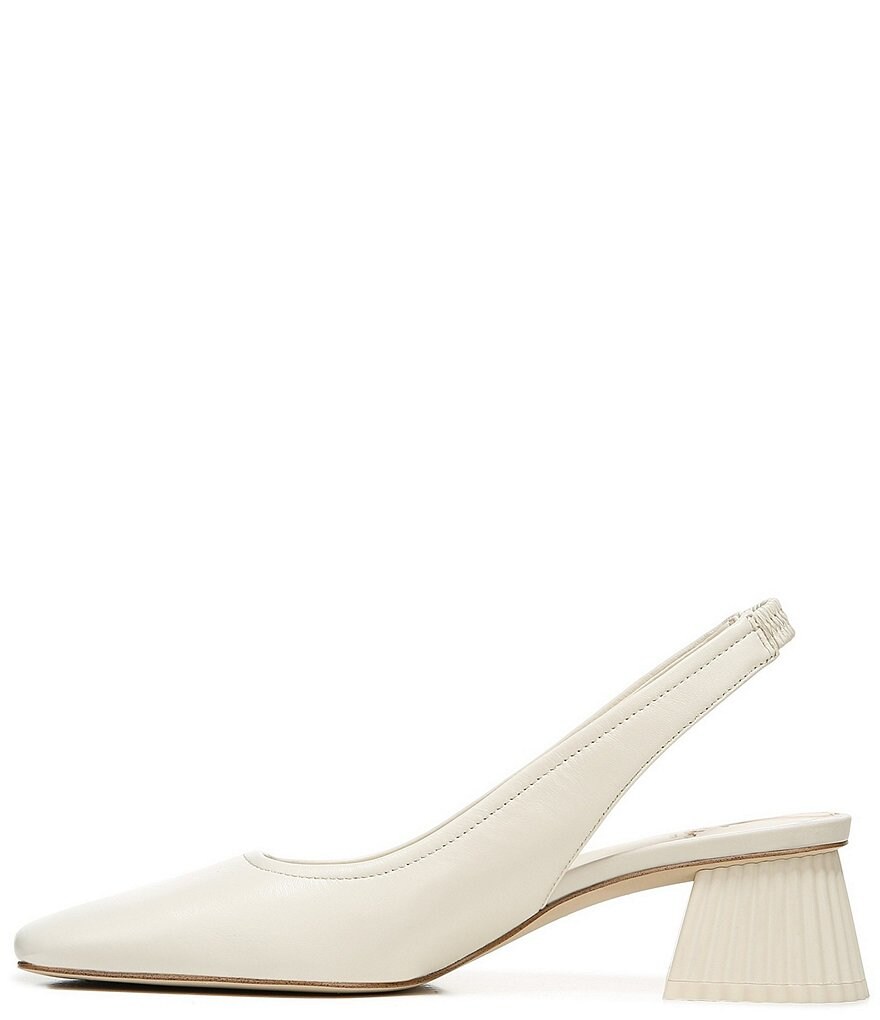 Sam Edelman Toren Leather Sculptural Heel Slingback Pumps