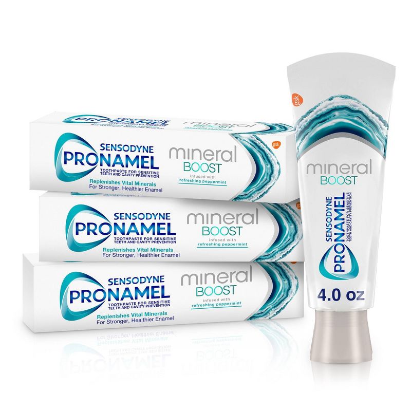 Sensodyne Pronamel Mineral Boost Peppermint Toothpaste - 3ct/3.4oz