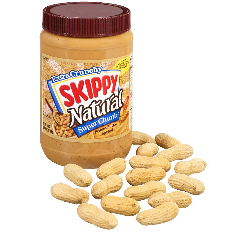 Skippy Natural Chunky Peanut Butter - 40oz
