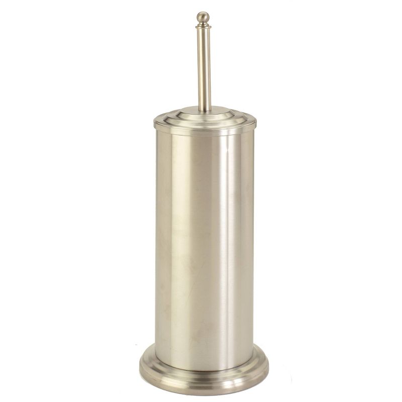 Toilet Plunger with Decorated Rim Stainless Steel - Bath Bliss