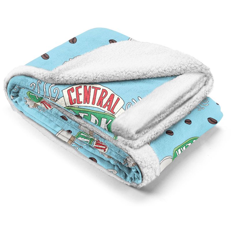 Friends Coffee Sherpa Blanket