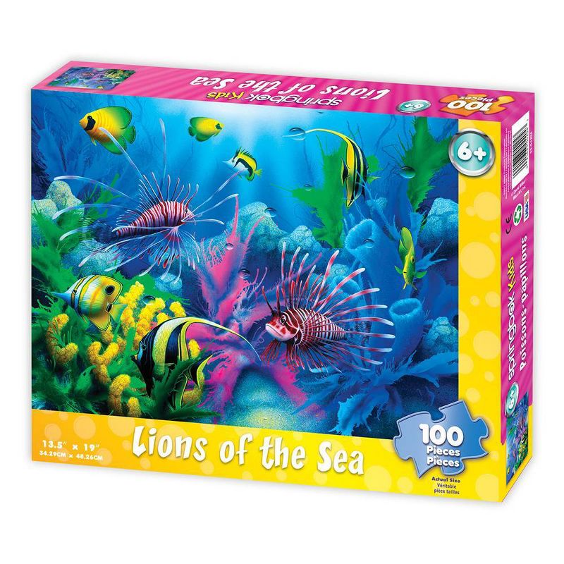 Springbok Lions Of The Sea Puzzle 100pc