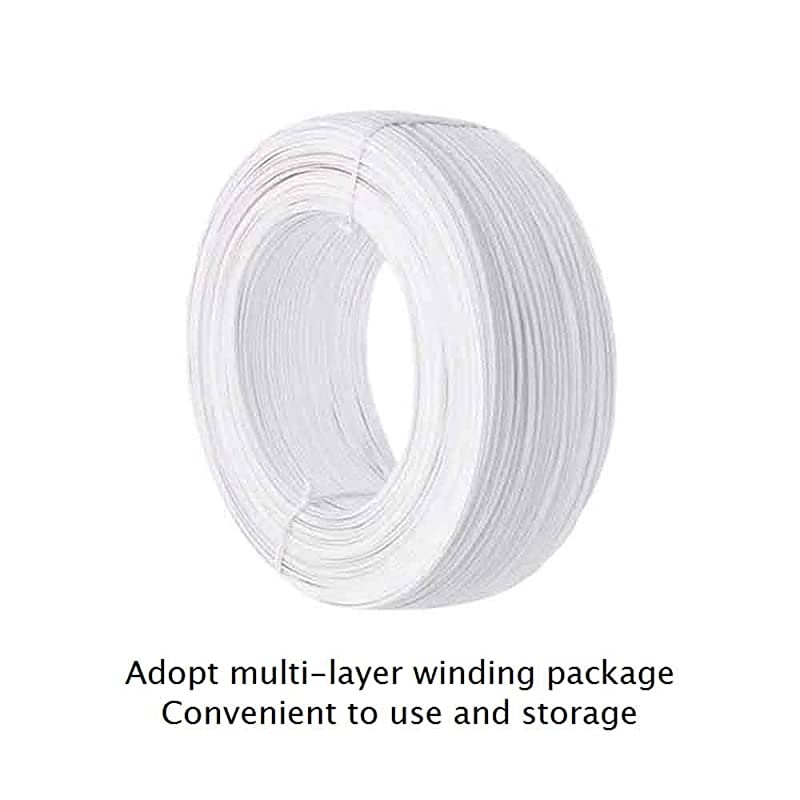 White Twist Ties Bendable Nose Wire Nose Bridge Strip Cable Mask Accessories Supplies 500 pcs