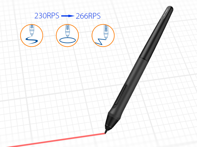 XP-PEN Deco 03 Wireless 2.4G Digital Graphics Drawing Tablet Drawing Pen Tablet with Battery-free Passive Stylus and 6 Shortcut Keys (8192 levels pressure) 10x6 Inch