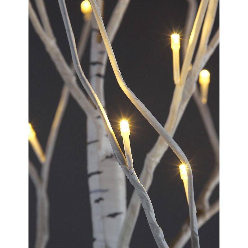 Lightshare 4' LED Birch Tree Decoration Light - Warm White Lights