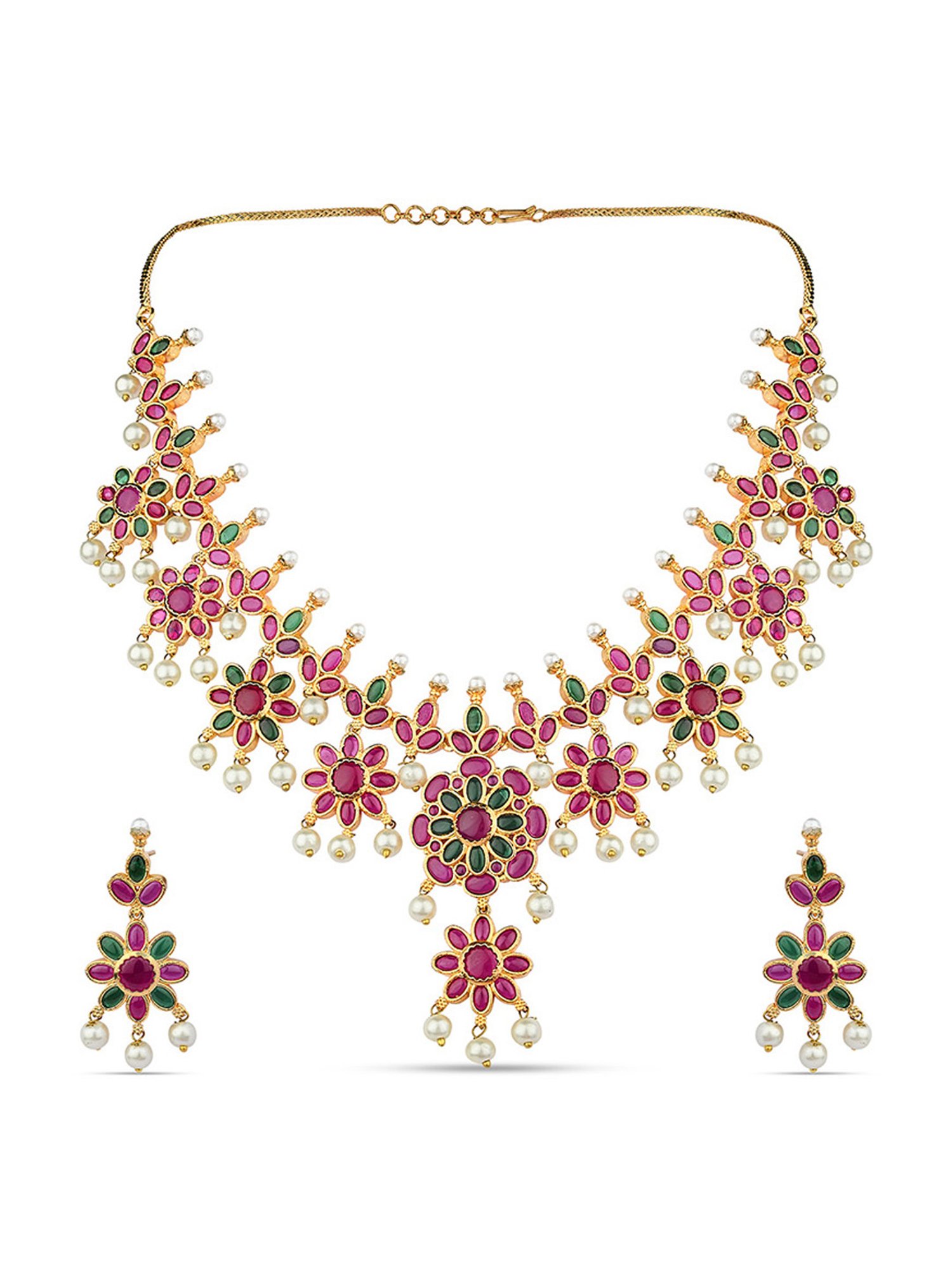 Fida Ethnic Multicolor Jewellery Set