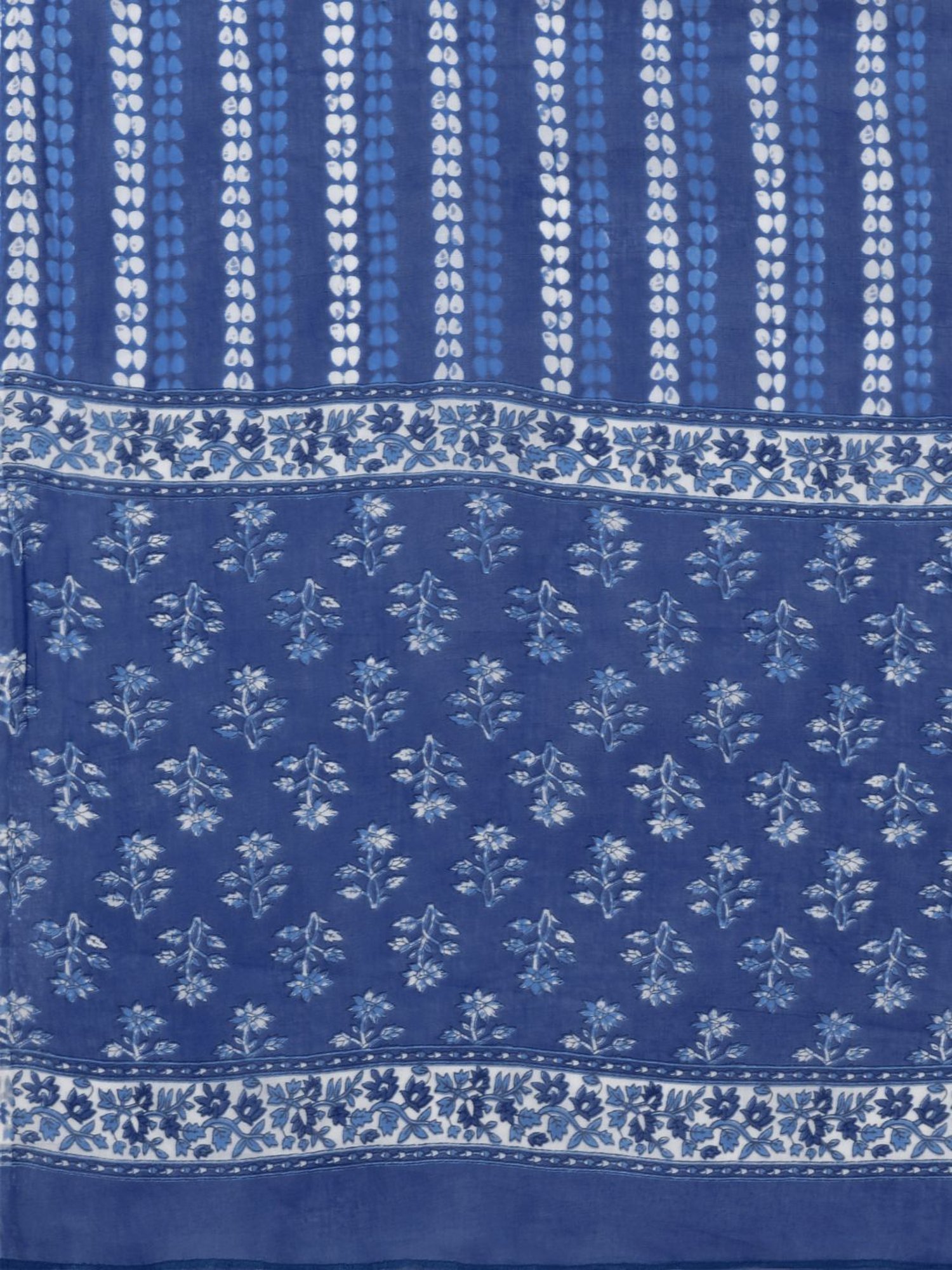 MIRCHI FASHION Cotton Blue Printed Kurta Pant Set With Dupatta