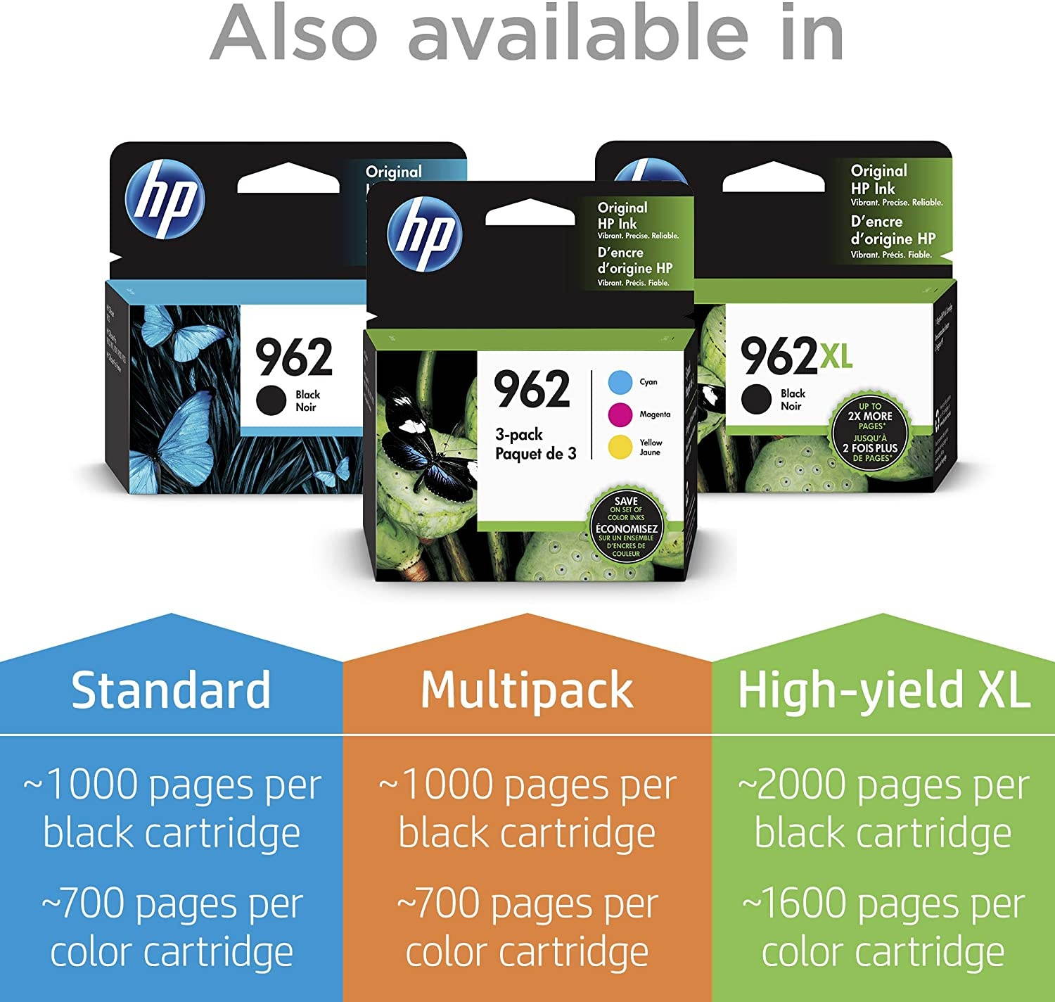 HP 962XL | Ink Cartridge | Black | 3JA03AN
