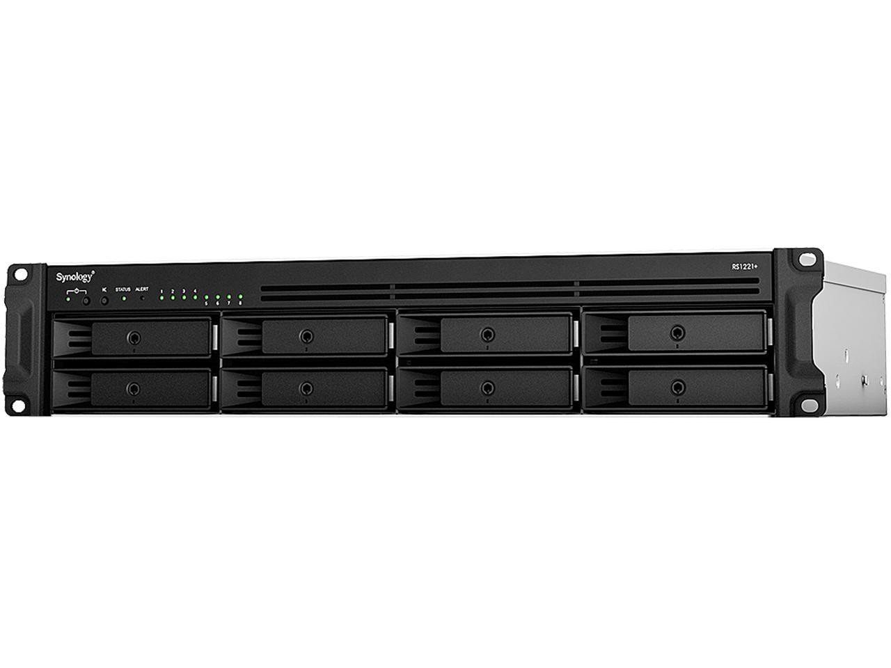 Synology RS1221+ RackStation with 32GB RAM and 96TB (8 x 12TB) of Seagate Ironwolf NAS Drives Fully Assembled and Tested By CustomTechSales