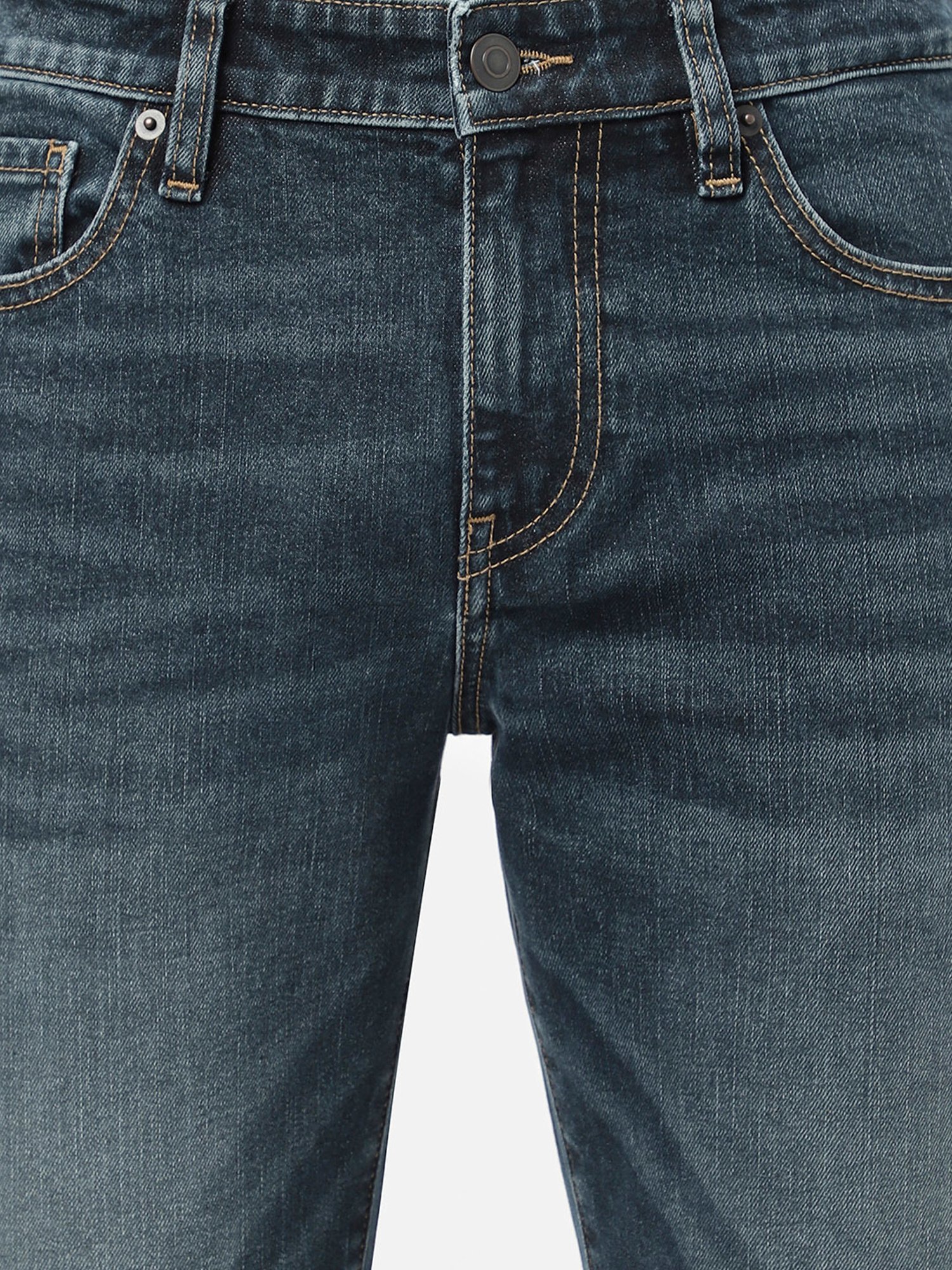 Passion Blue Comfort Fit Lightly Washed Jeans