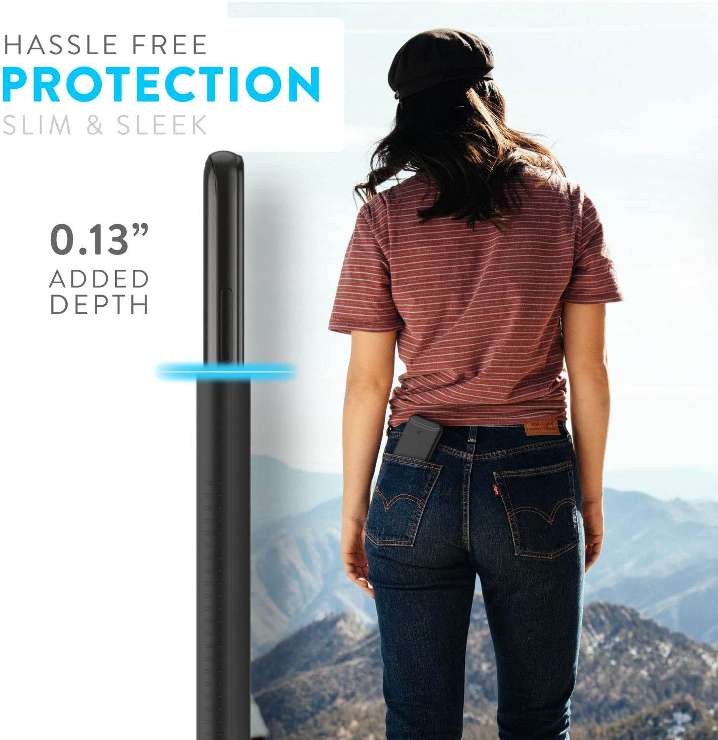 TUDIA Dual Layer Fit Designed for Moto G Power Case (2020), Motorola G Power Case, [Merge] Rugged Hard Back Heavy Duty Slim Protective Phone Case for Motorola Moto G Power (2020)