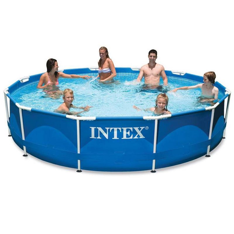 Blue Wave Havana Complete 18' x 52" x 216" Deep Pool Package - Gray