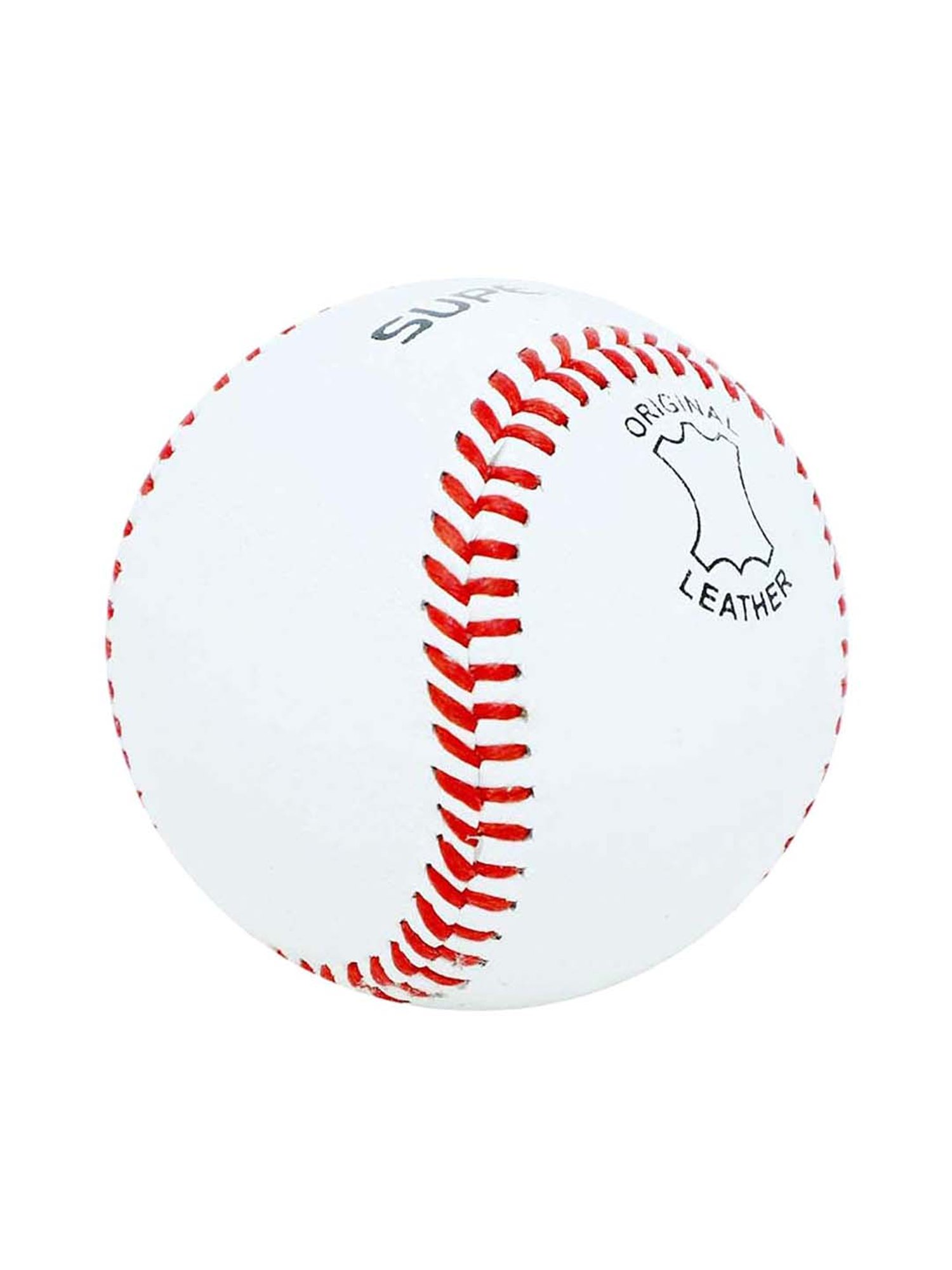 Belco White Leather Competition Grade Baseball (Pack of 3)