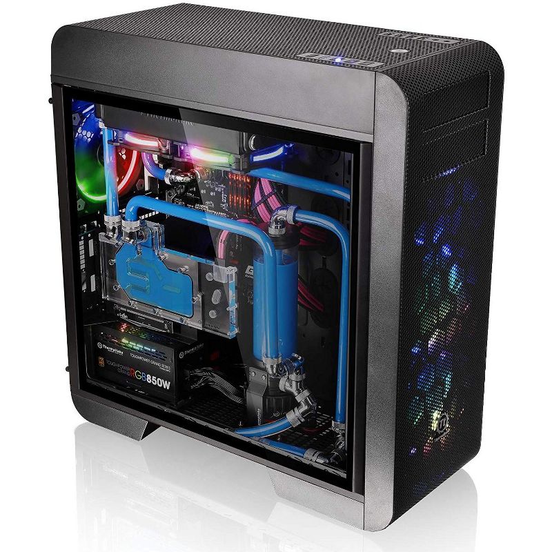 Fractal Design Node 202 Computer Case - Black - 2 x Bay - 1 x 450 W - Power Supply Installed - Mini ITX Motherboard Supported - 7.72 lb