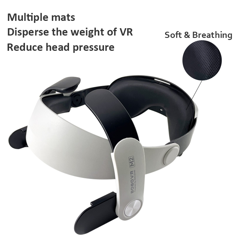 BOBOVR M2 Strap For Oculus Quest 2 Halo Strap Protective Case Soft Silicone Handle Grip Cover Set For Oculus Quest2 Accessoires