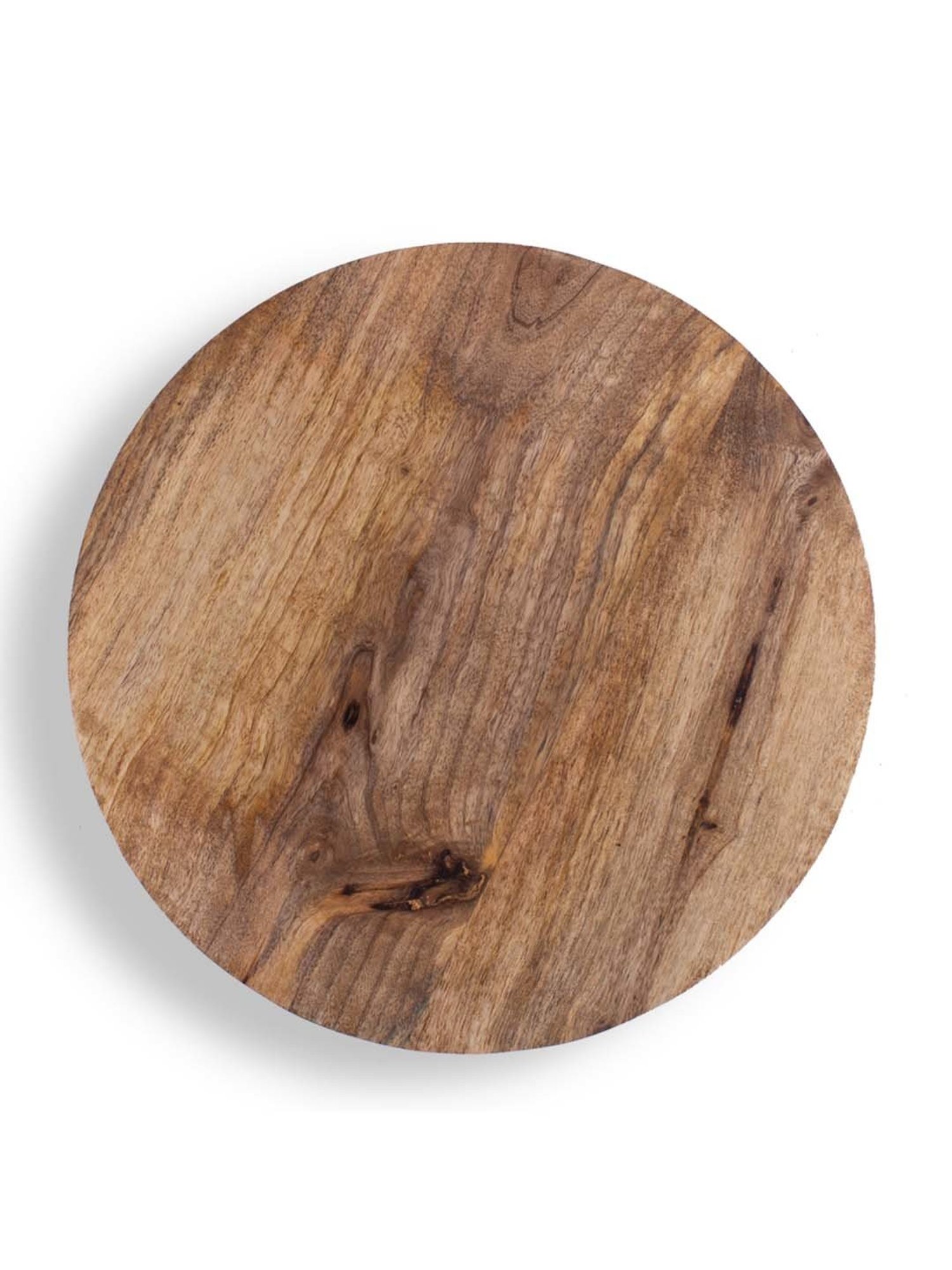 Homesake Brown Wooden 30 cm Cake Stand - Set of 1