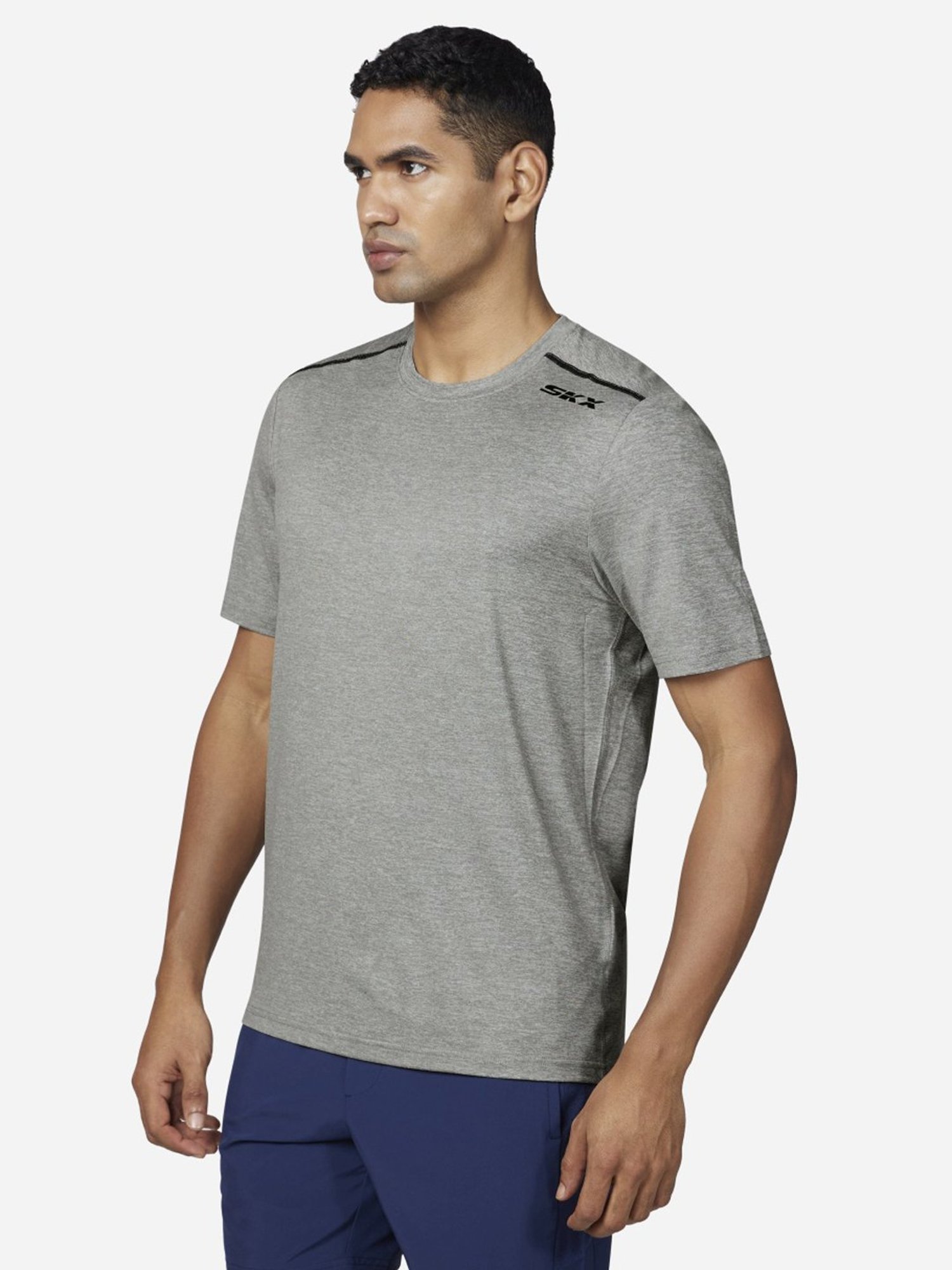 Skechers Grey Regular Fit T-Shirt