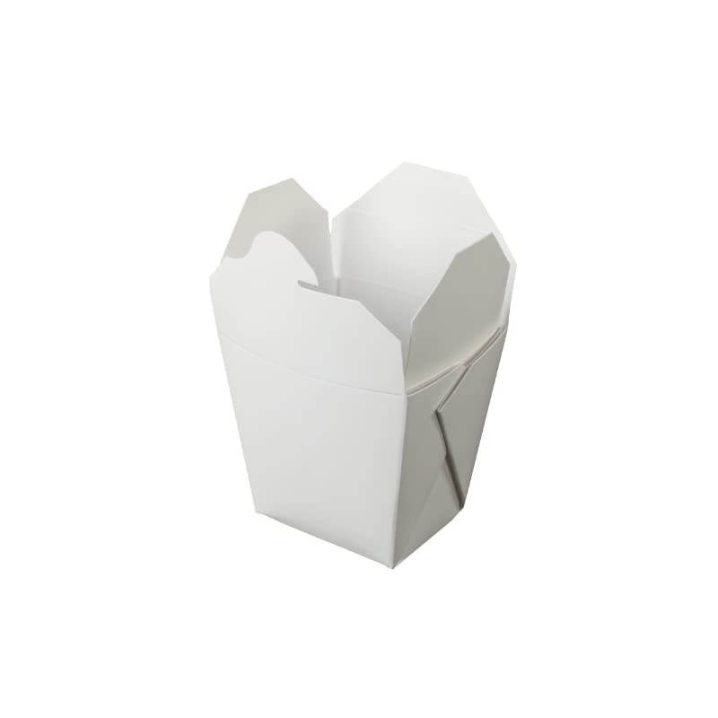 16MWWHITEM Paper Microwaveable Food Pail, 3" Length x 2-1/8" Width x 3-1/4" Height, 16-Fluid Ounce Capacity, White (Case of 450)