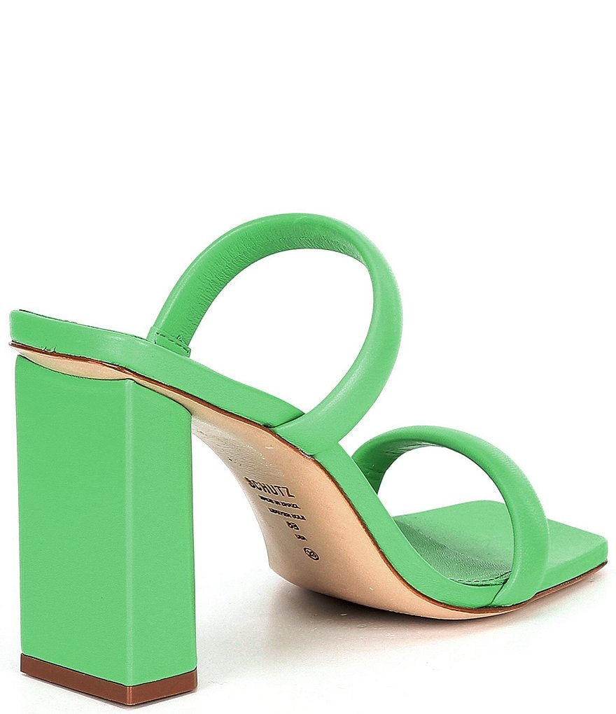 Schutz Ully Leather Slip-On Sandals