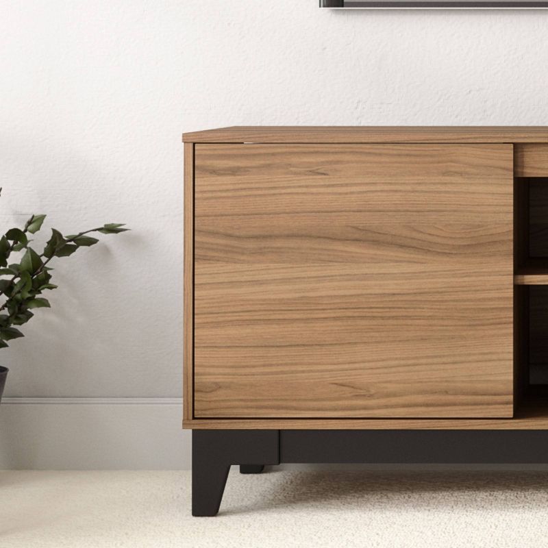 Rhapsody TV Stand for TVs up to 72" Black - Nexera