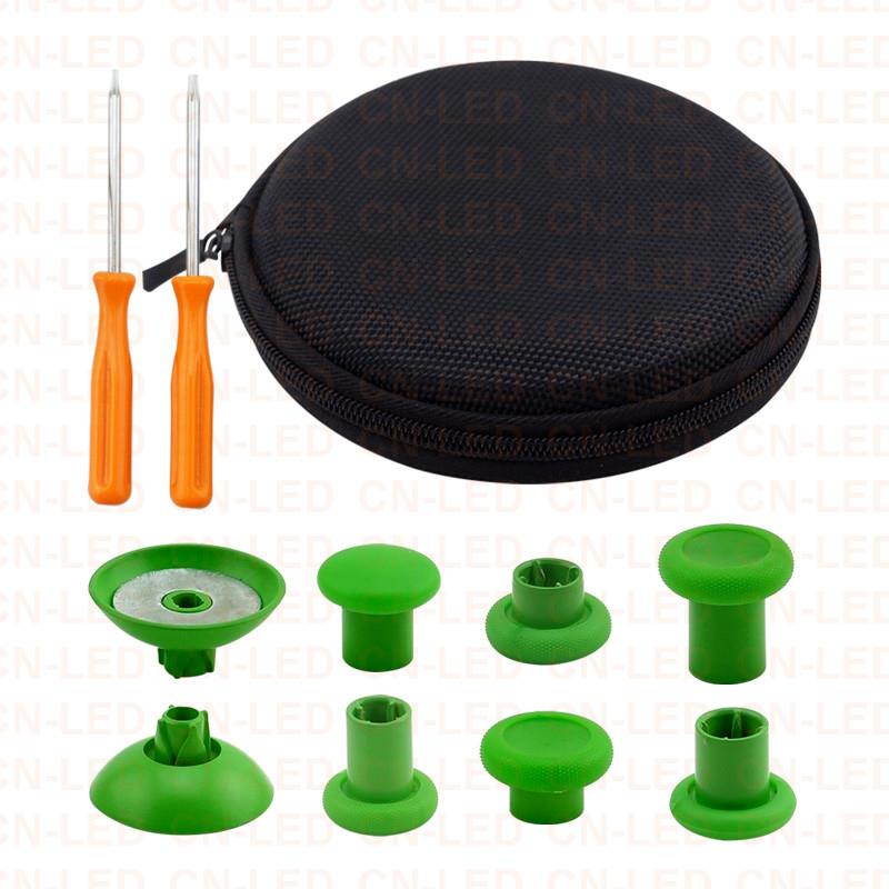 8 Pcs Replacement Swap Magnetic thumbsticks Fits for PS4 DualShock 4 Controller Xbox One Elite Controller Xbox One Controller - Green