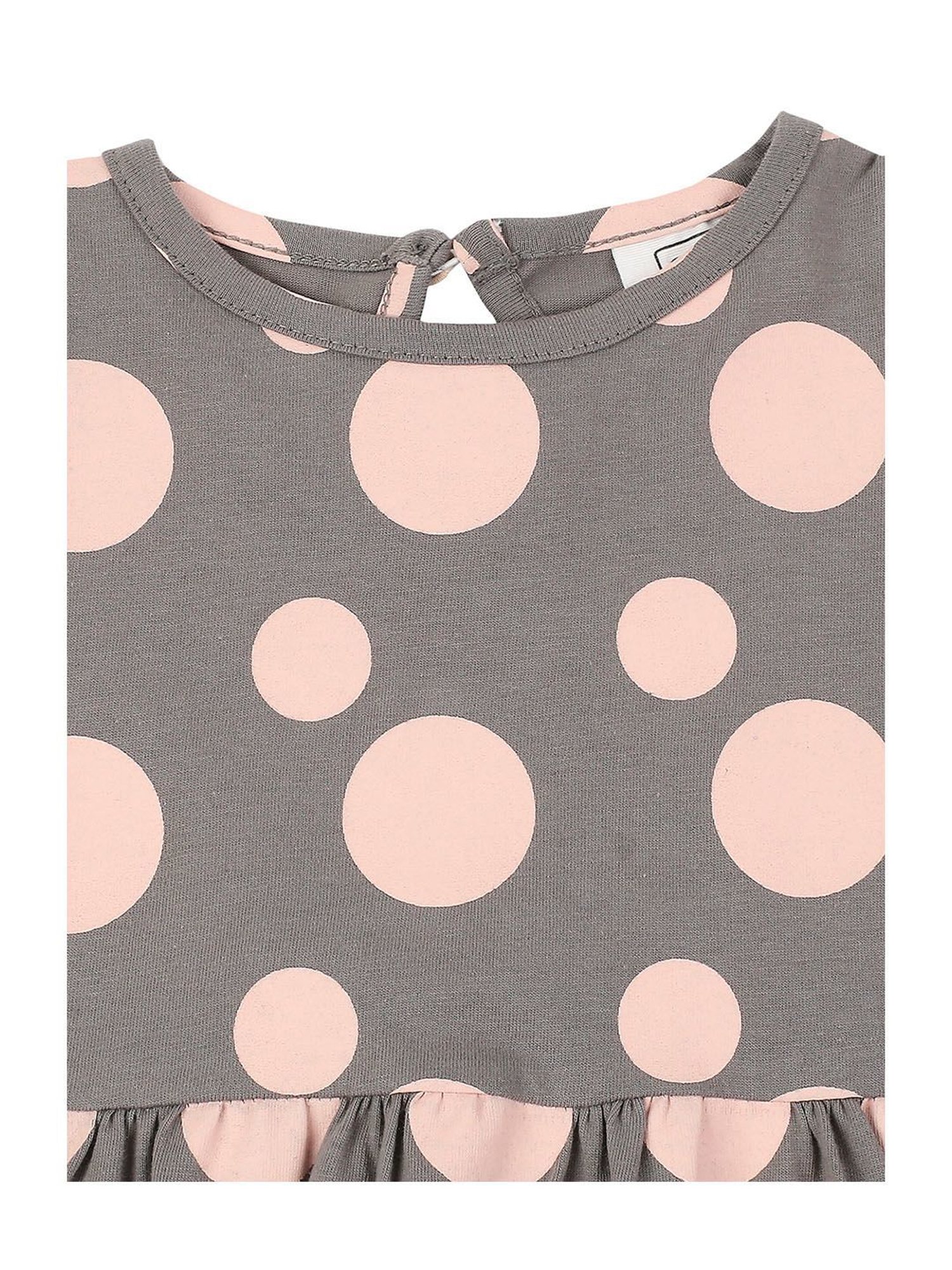 Mee Mee Kids Grey Printed Dress