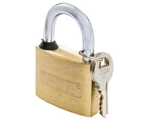 Tuff Stuff 3175 1-3/4" Solid Brass Body Padlock