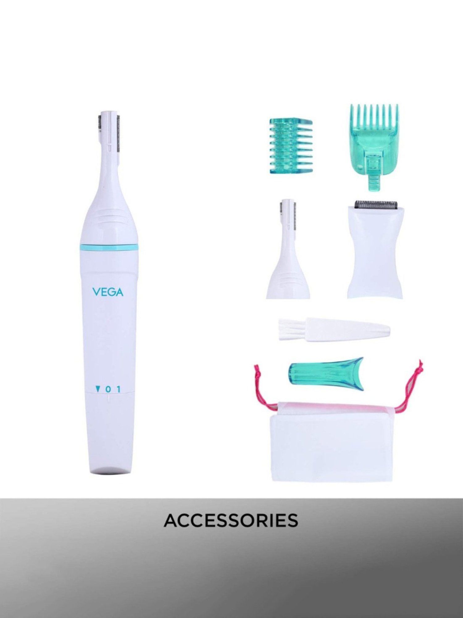 Vega Silk Touch VHBT-01 Trimmer (White)