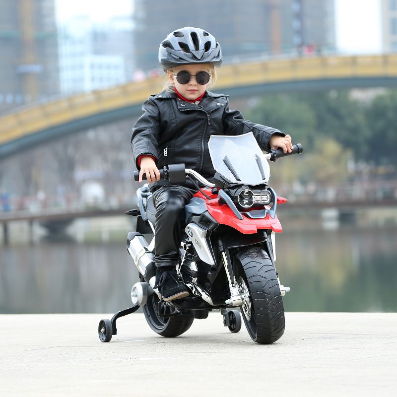 Rollplay 6V BMW Motorcycle Powered Ride-On - Red/Gray