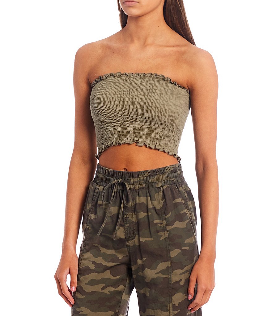 Double Zero Smocked Tube Top
