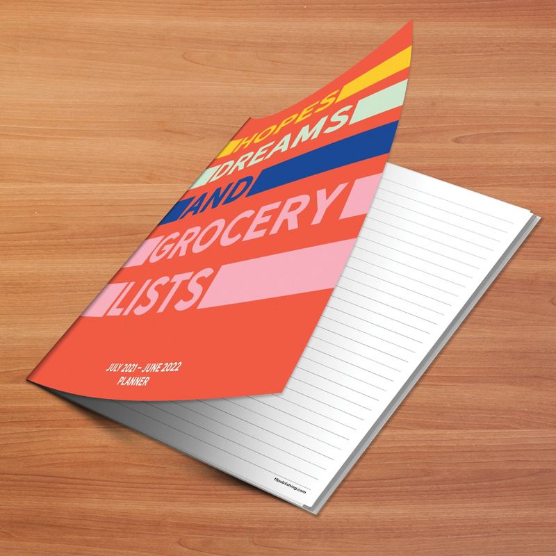 2021-22 Academic Planner 8"x6.5" Hopes & Groceries Monthly - The Time Factory