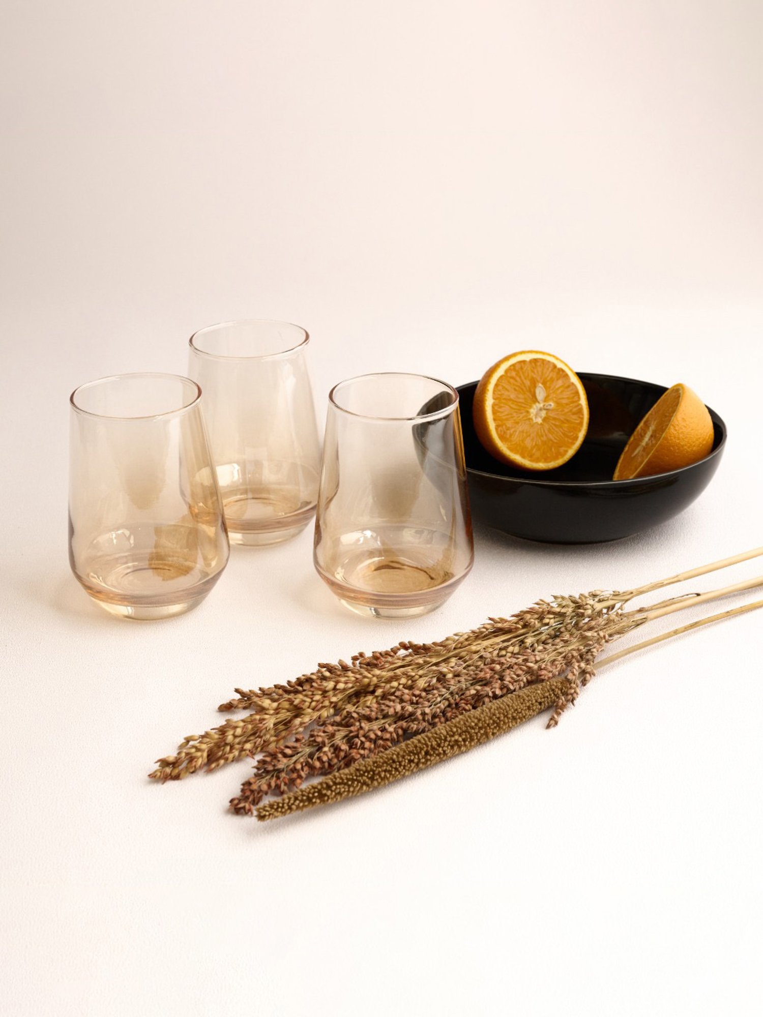 BlackCarrot Water Glass Set of 6